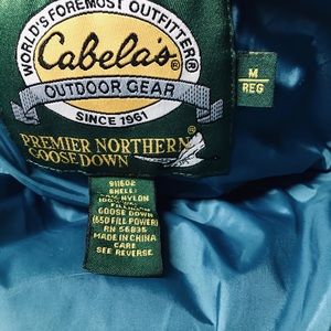 Cabelas Goose Down Vest